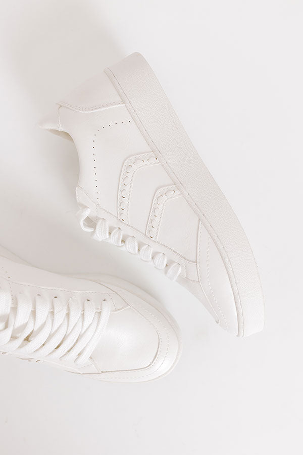 Camille Premium Faux Leather Sneakers