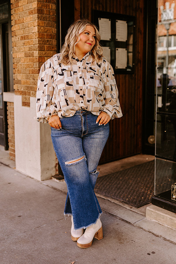 Premium High Waist Relaxed Jeans for Curves by Risen Westley