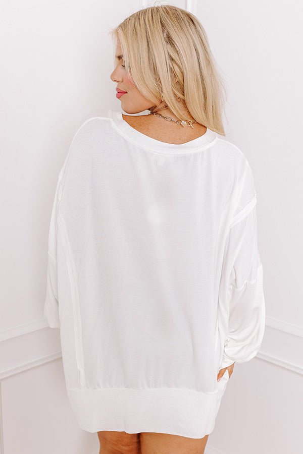 Premium Texas Embroidered Oversized Top - Ultimate Casual Style