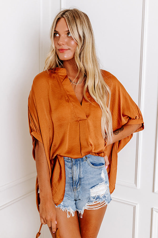 Premium Camel Shift Top: Ultimate Chic Style