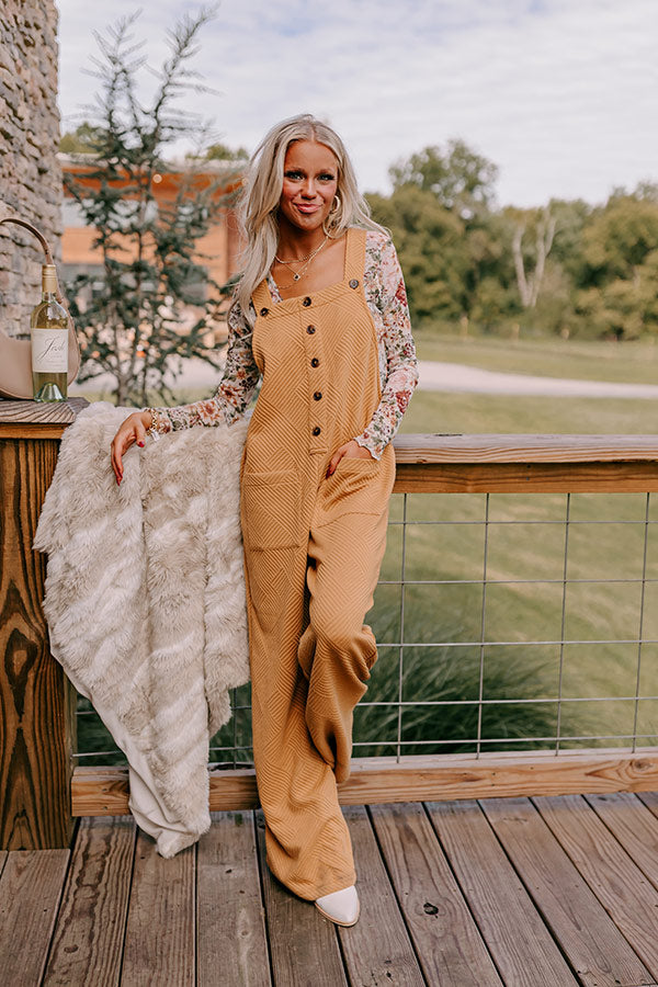 Premium Autumn Chic Pumpkin Patch Jumpsuit