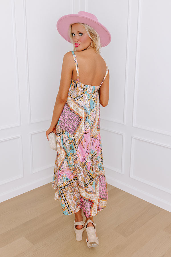 Ultimate Sweetest Gesture Paisley Midi Dress