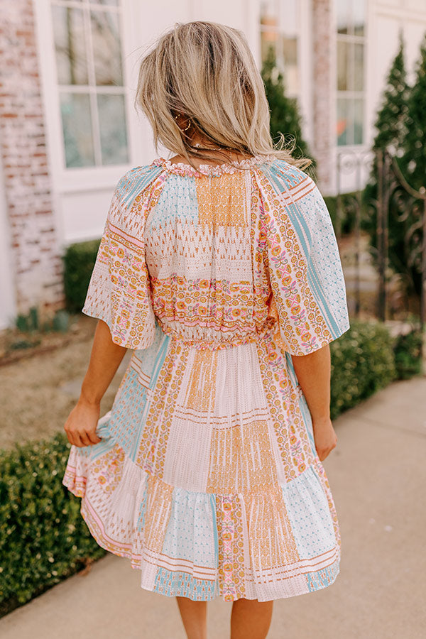 Premium Seaside Shift Dress in Ivory - Ultimate Summer Style