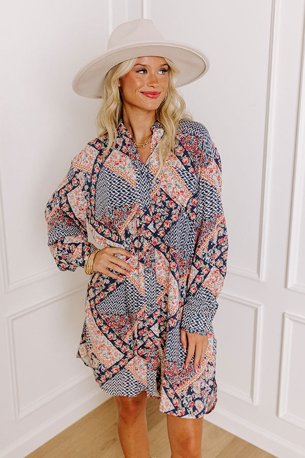 Premium Floral Mini Dress – Ultimate Southern Charm