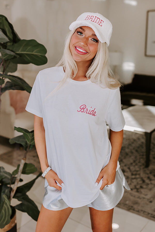 Premium Bride Embroidered Cotton Tee