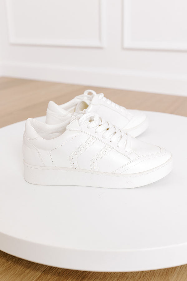 Camille Premium Faux Leather Sneakers