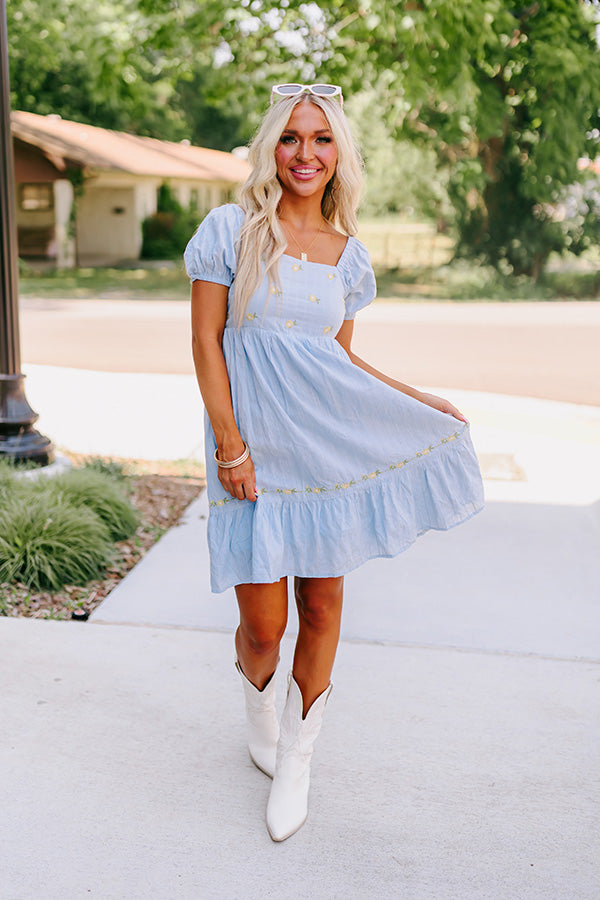 Ultimate Floral Obsession Embroidered Dress