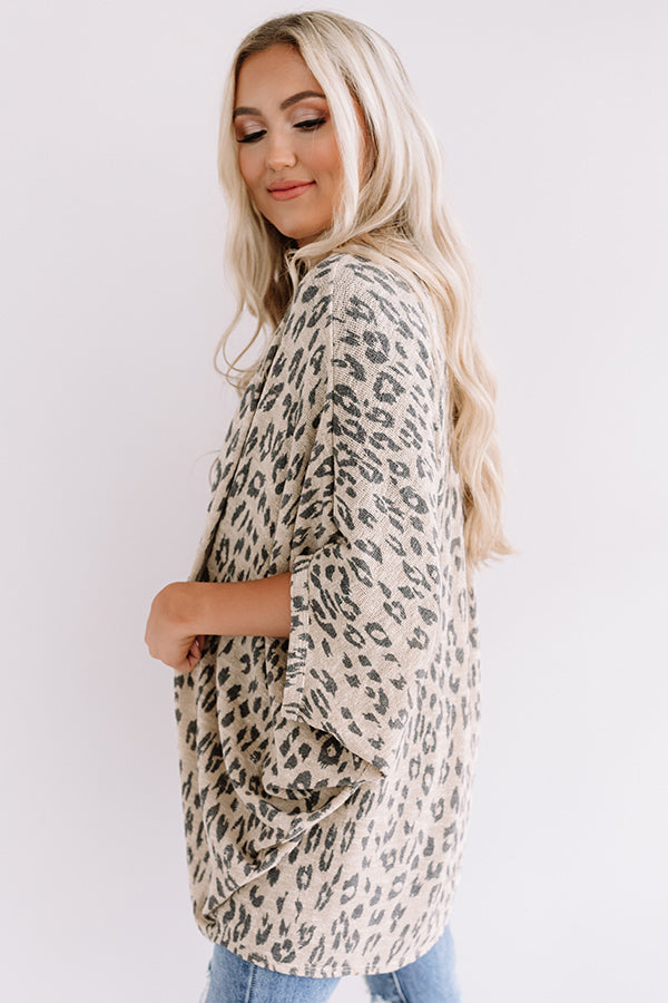 Ultimate Chic Leopard Print Cardigan