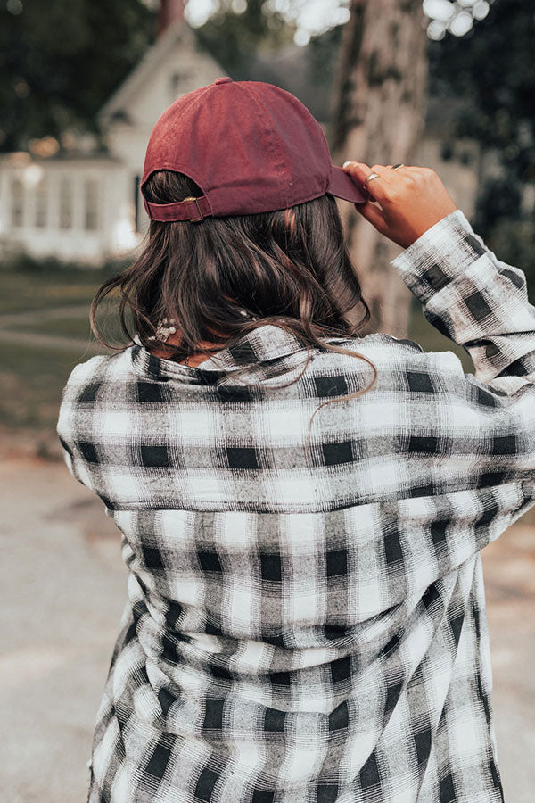 Premium Game Day Maroon Baseball Cap