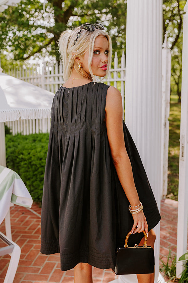 Ultimate Chic Black Mini Dress - Happy Moment Collection