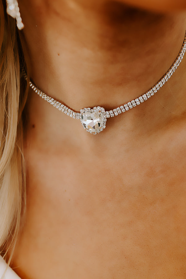 Premium Rhinestone Choker Necklace - Cloud Nine Collection