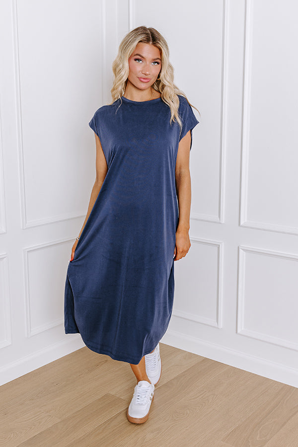 Whirlwind Days Premium Midi Dress