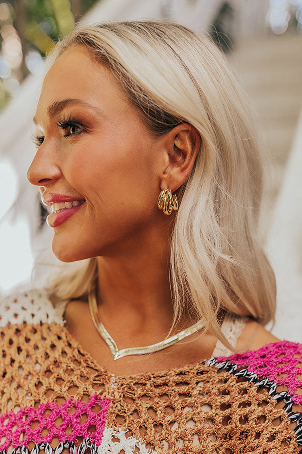 Ultimate City Chic Hoop Earrings