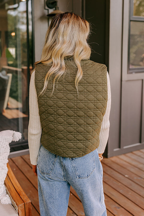 Ultimate Evergreen Bliss Quilted Vest