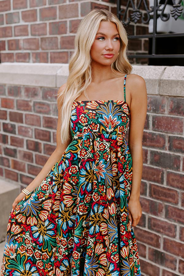 Ultimate Secret Oasis Floral Maxi Dress