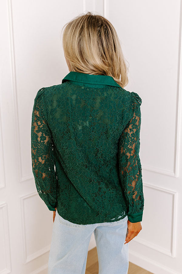 Ultimate Lace Button-Up Shirt: Fairest Of Them All