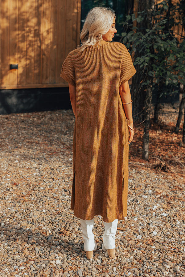 Premium Autumn Vibes Ribbed Duster Cardigan - Ultimate Fall Essential