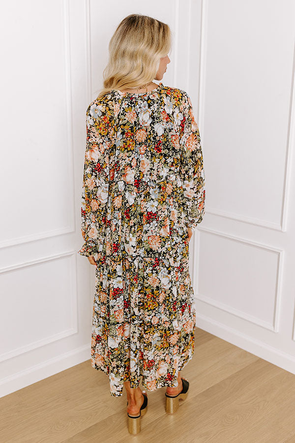 Ultimate Romantic Floral Midi Dress