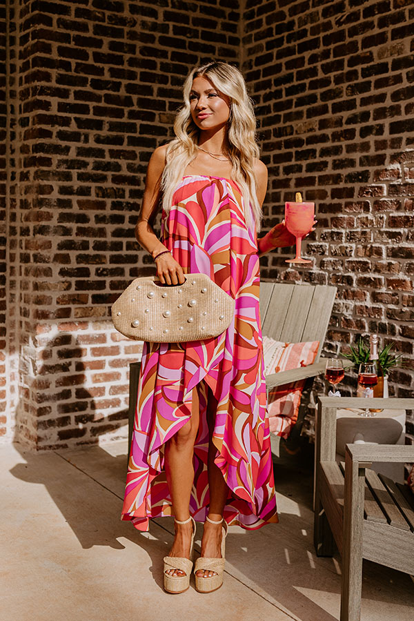 Premium High-Low Vacation Dress