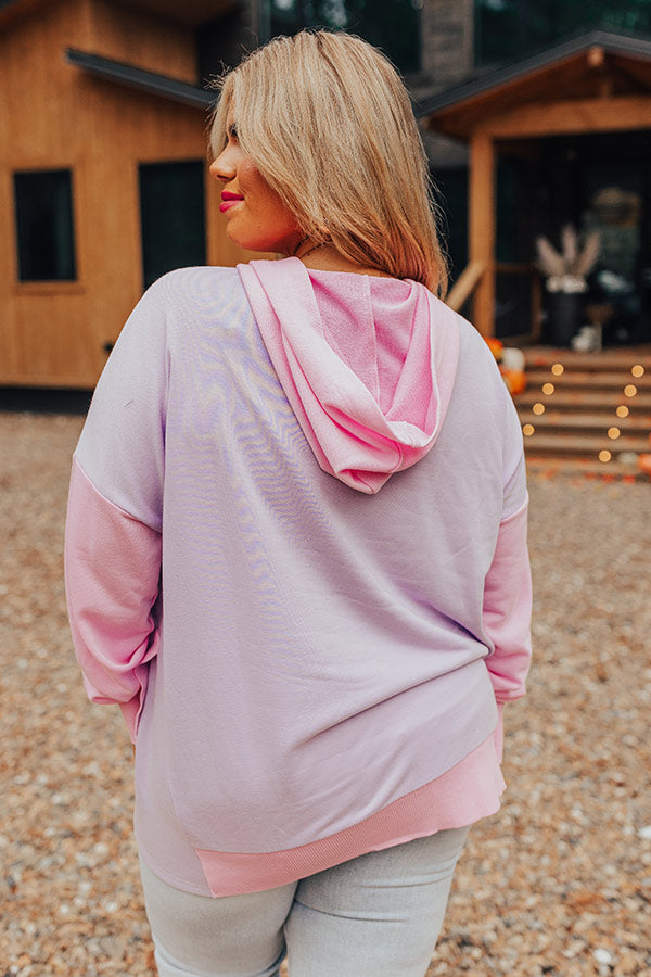 Premium Lavender Curves Hoodie - Buttercup Kisses Collection