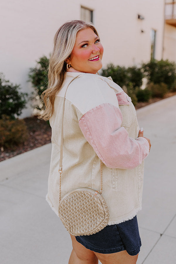 Ultimate Beige Curves Denim Jacket – Lightweight & Stylish