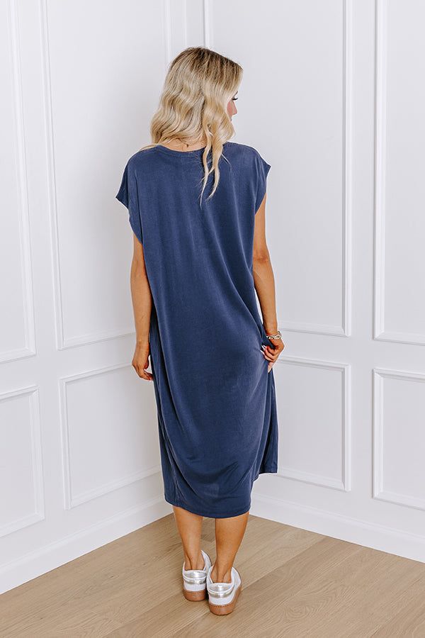 Whirlwind Days Premium Midi Dress