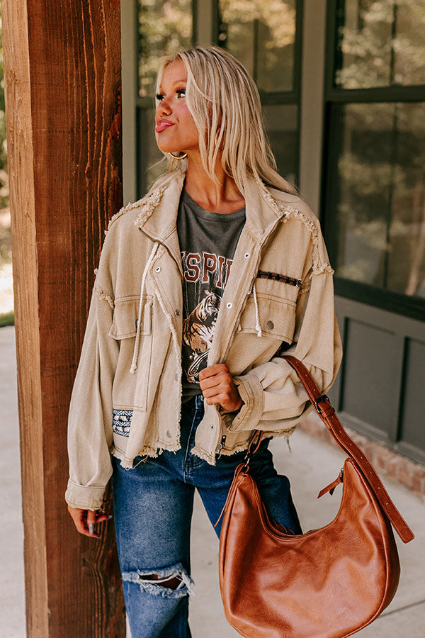 Premium Boho Denim Jacket – Ultimate Fall Essential