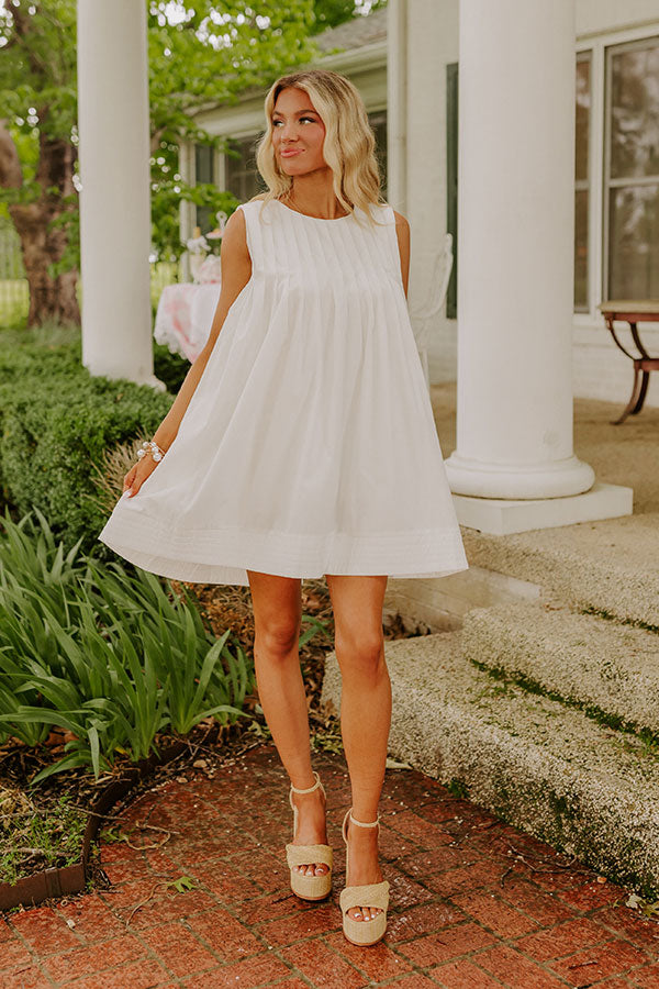 Ultimate Chic Mini Dress - White