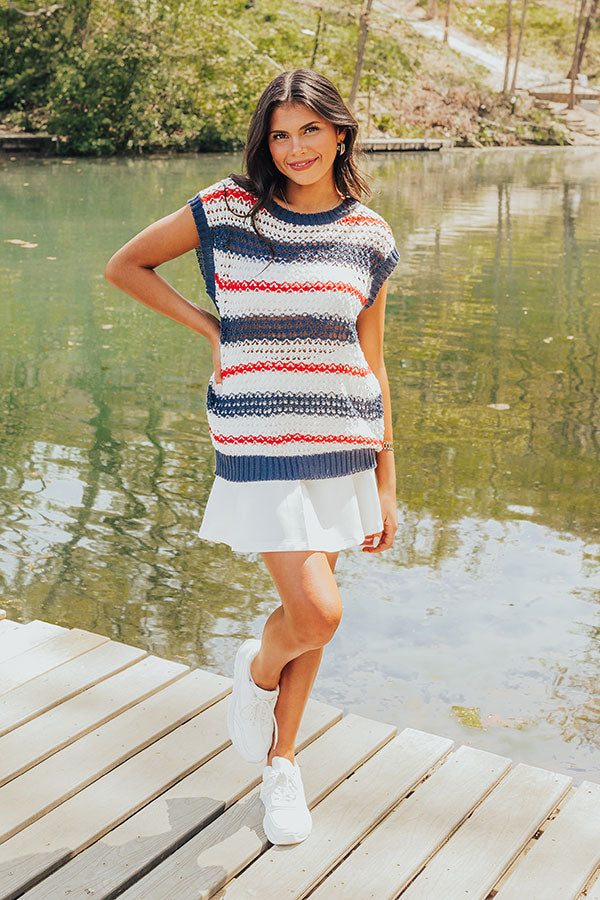 Premium Lake Days Knit Stripe Top - Ultimate Summer Style