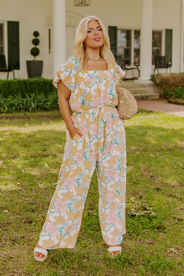 Premium Catalina Island Floral Jumpsuit - Ultimate Summer Style