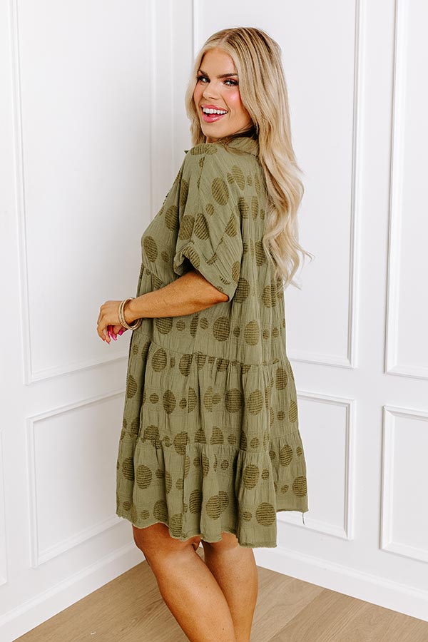 Ultimate Sage Curves Babydoll Dress – Twirl in Style