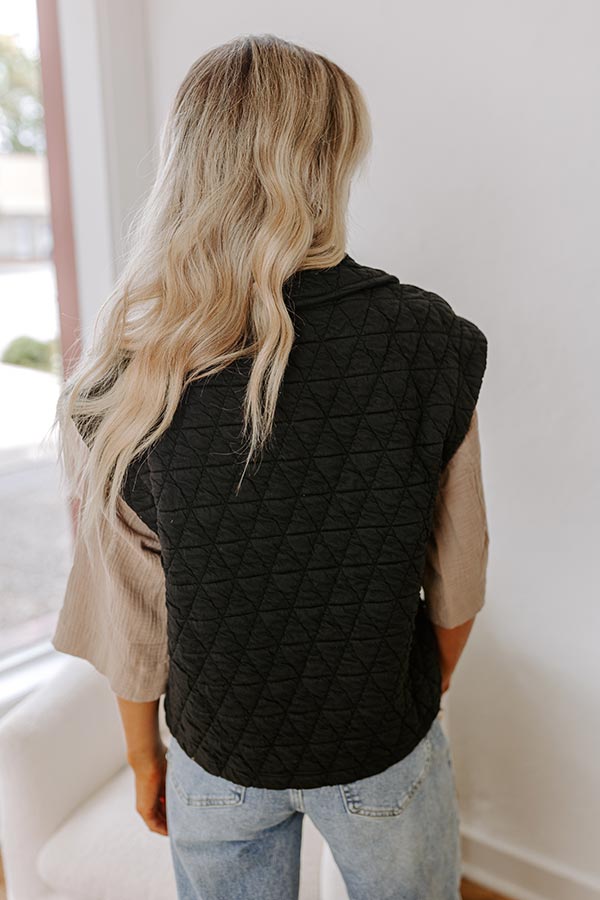 Premium Cedar Creek Quilted Vest - Ultimate Black