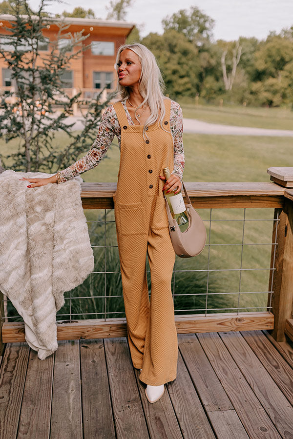 Premium Autumn Chic Pumpkin Patch Jumpsuit