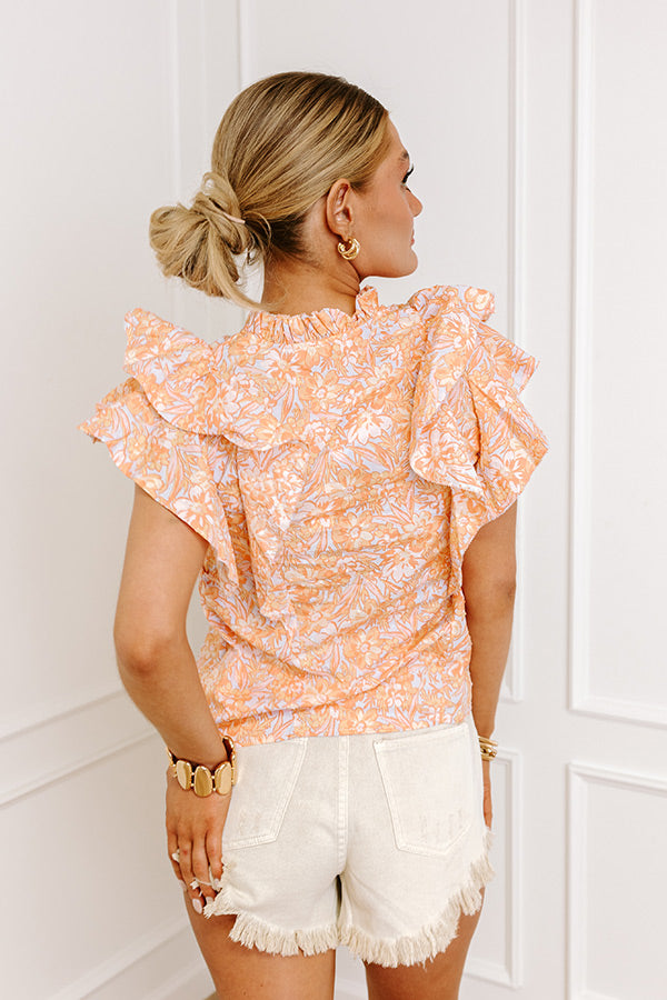 Premium Summer Sorbet Floral Top - Ultimate Wardrobe Upgrade