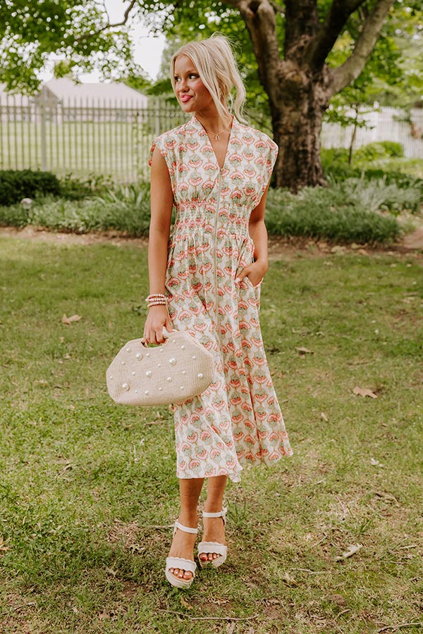 Ultimate Sunshine Floral Midi Dress