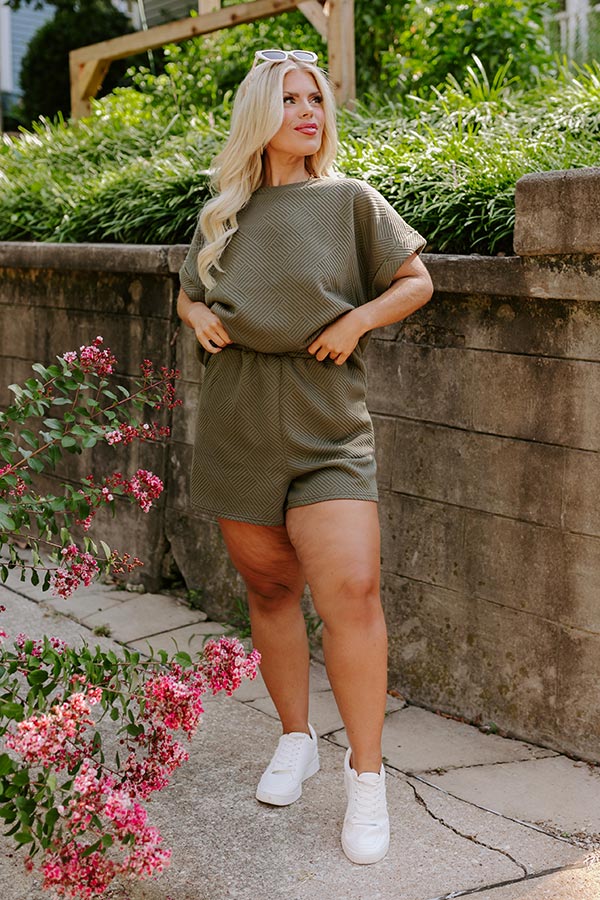 Ultimate Olive Curves High Waist Shorts - Premium Comfort & Style