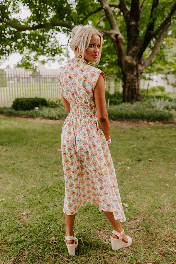 Ultimate Sunshine Floral Midi Dress