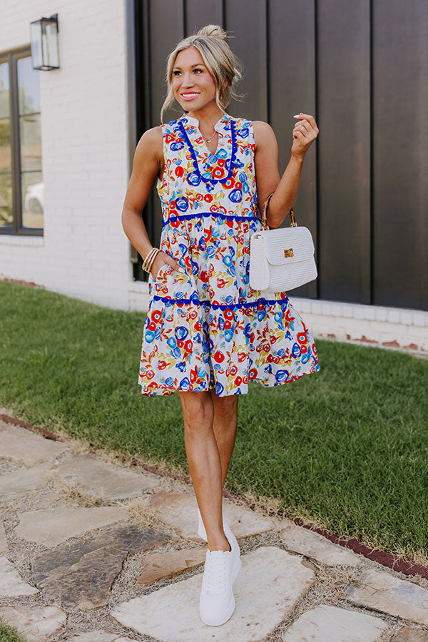 Ultimate Sunshine & Floral Mini Dress