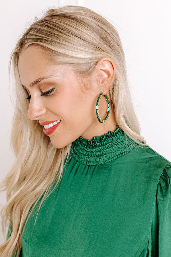 Premium Small Town Romance Hoop Earrings