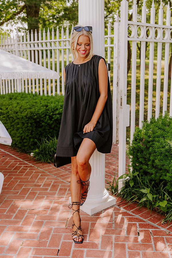 Ultimate Chic Black Mini Dress - Happy Moment Collection