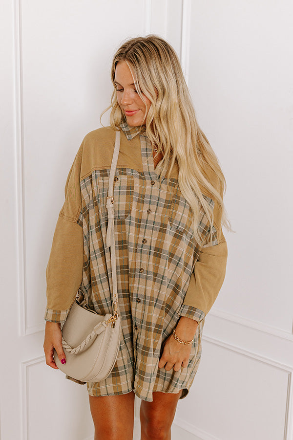 Premium Vail Views Plaid Tunic Dress - Fall Fashion Essential