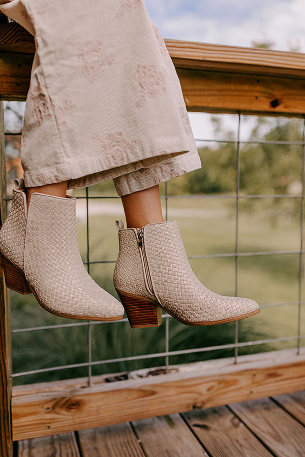 Premium Come & Get It Woven Bootie - Ultimate Comfort & Style