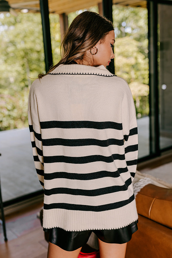 Premium Woodland Walk Stripe Sweater - Ultimate Cozy Style