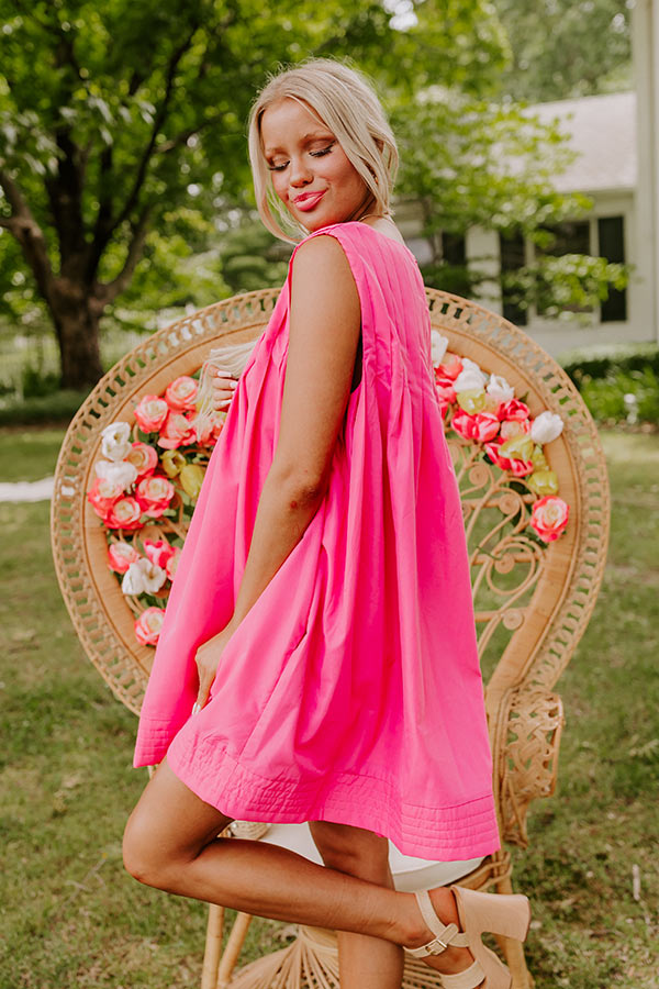 Ultimate Chic Pink Mini Dress - Happy Moment Collection