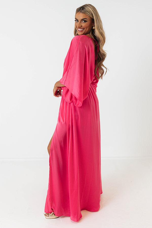 Ultimate Hot Pink Maxi Dress - Pretty In Palisades