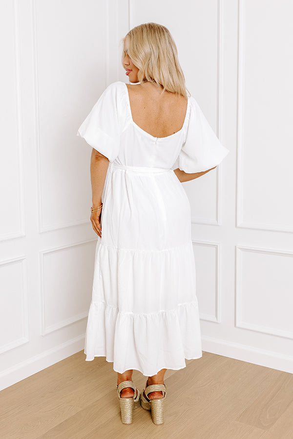 Premium Love Notes Midi Dress - Ultimate Elegance