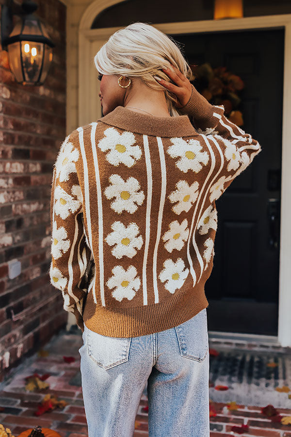 Ultimate Sweet Blooms Knit Sweater