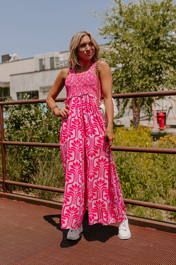 Premium Smocked Jumpsuit: Ultimate Vacation Style