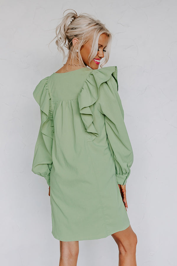 Premium Pear Print Porch Swing Sips Dress