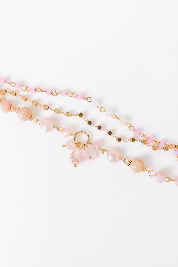 Aruba Cruise Luxe Pink Bracelet – Ultimate Layered Style